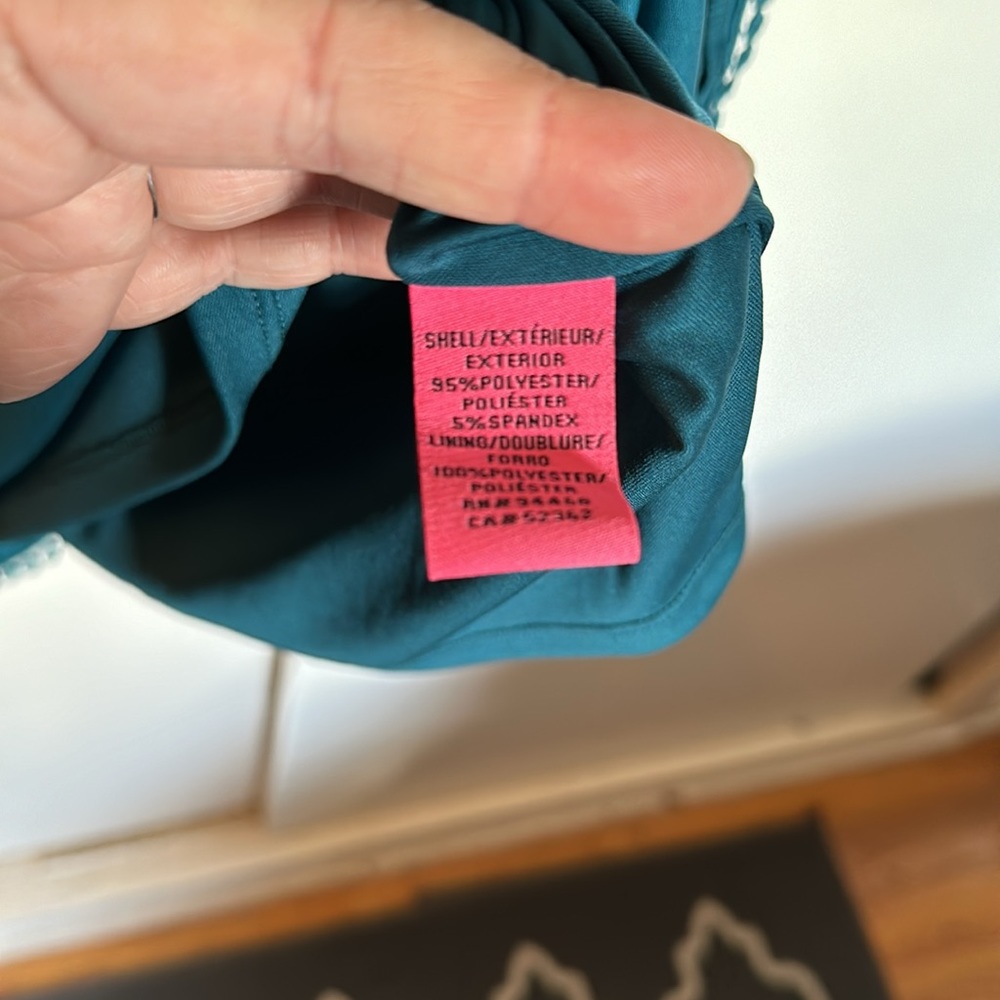 Betsey Johnson dress size 22 teal blue. NWOT. - Picture 4 of 7